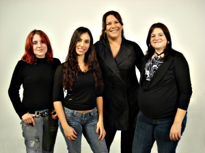 Florence Manoel, Nágila Câmara, Andréa Alves e Isabeli Baruffaldi